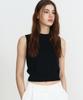 MAKE A TOAST Button Cardigan & Sleeveless Set (Black) Mbfsnt001Bk