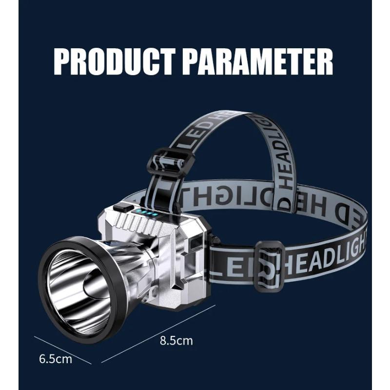 Super Bright Rechargeable Sensor Headlight 1200mAh High Power Headlamp Waterproof Emergency Fishing Camping Lantern Head Torch