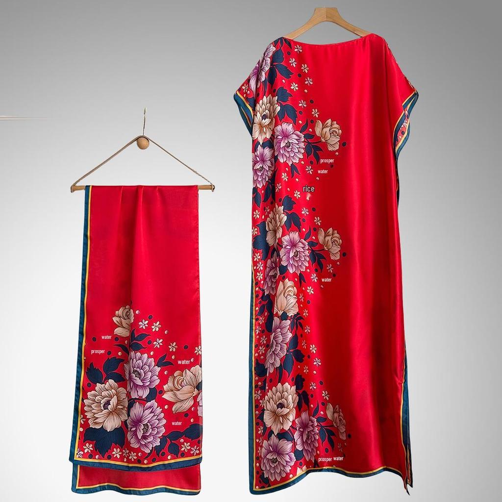 Middle Eastern Style Loose Long Dress Abaya for Women