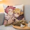 Cushion Cover  Linen  SkinFriendly Soft Decorative Case For Sofa Home Decor Vintage Anime FFairy Tail Classic Pillow cover