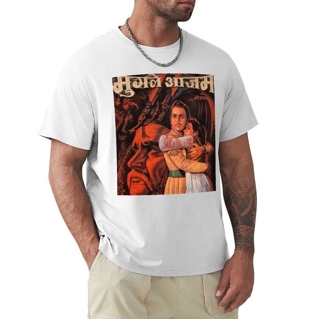 MughalEAzam Poster TShirt graphic tee shirt summer 2025 blue lock t shirts men