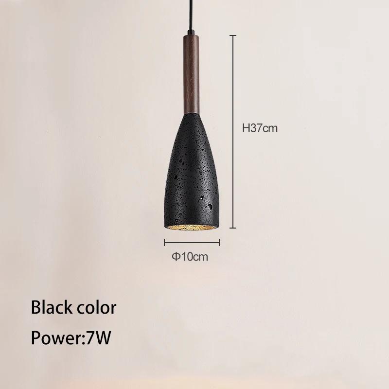 Cross-border Restaurant Lamp Bedroom Bedside Chandelier Cream Wabi-sabi Style Bar Bed Decoration Yellow Travertine Lamps