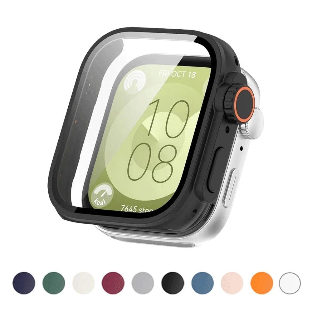 Screen Protector + Tempered Glass Case for Huawei Watch Fit 4 Fit 4 Pro Fit 3 Case Frame As Ultra2 Smart Watch Strap Case