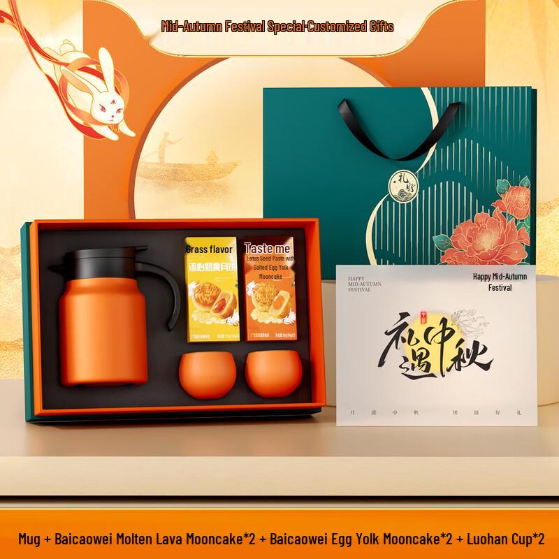 Mid-Autumn Festival Thermos & Teaware Gift Set Mid-Autumn Encounter 22