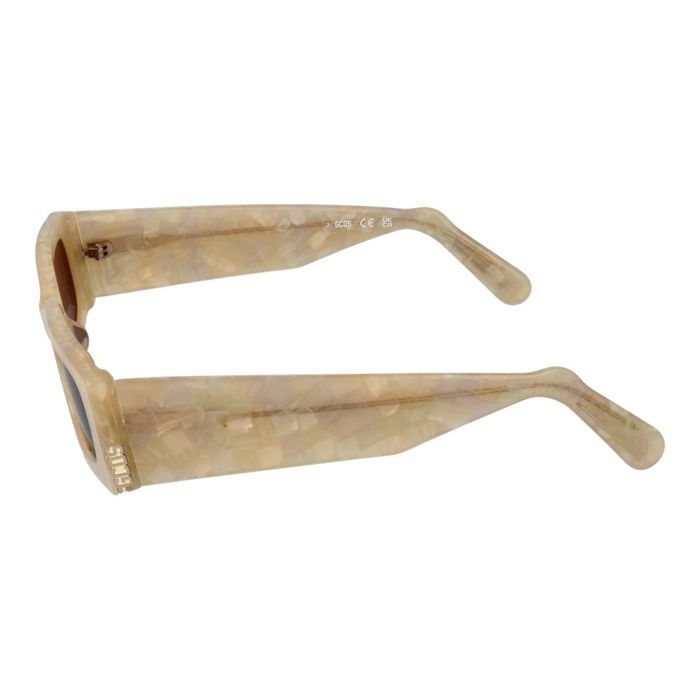 Lunettes De Soleil GCDS Crème Unissexe