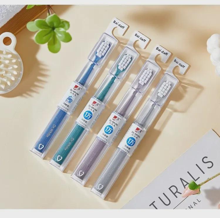 

Преміальна Ультрам яка Доросла Зубна Щітка - Густі Щетинки та Квадратна Головка, Ідеальна для Дому та Подорожей, Індивідуально Упакована.