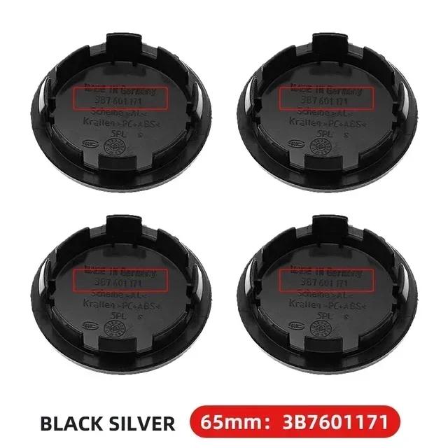 LVAXC1 40pcs 55mm 56mm 65mm 70mm Car Styling Wheel Center Cap Hub Covers Badge Accessories For VW Volkswagen Golf Sharan Passat Tiguan
