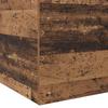 Floor Bed Frame Reclaimed Wood 80 x 200 cm Engineered Wood