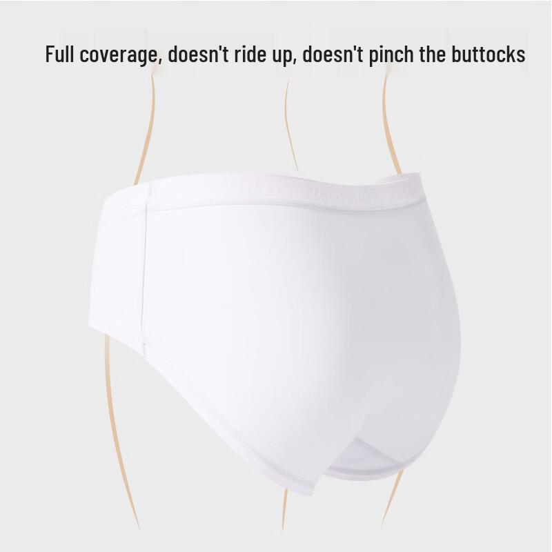 Duoduomian Damen Umstandsunterwäsche 3er-Pack mit niedrigem Bund und V-Form