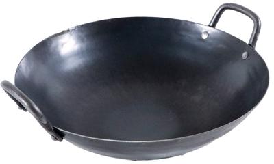 Yamada Industrial Co., Ltd. 27cm Iron Wok, Made In Japan, Two-Handed, Commercial Chinese Wok, Yamada Wok 001125