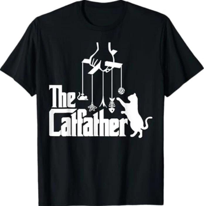 Забавная футболка для папы-кота, жизнь кота, День отца, мужская винтажная футболка 4XL