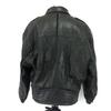 Made in Italy Vintage Boa Collar Leather Riders Jacket Men’s L Black(USED)