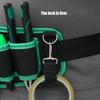 Professional Electrician's Tool Waist Bag with Convenient Hands Release Design Sturdy Oxford Fabric Waist Bag