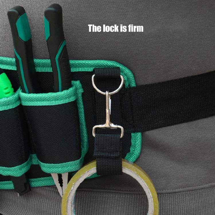 Professional Electrician's Tool Waist Bag with Convenient Hands Release Design Sturdy Oxford Fabric Waist Bag