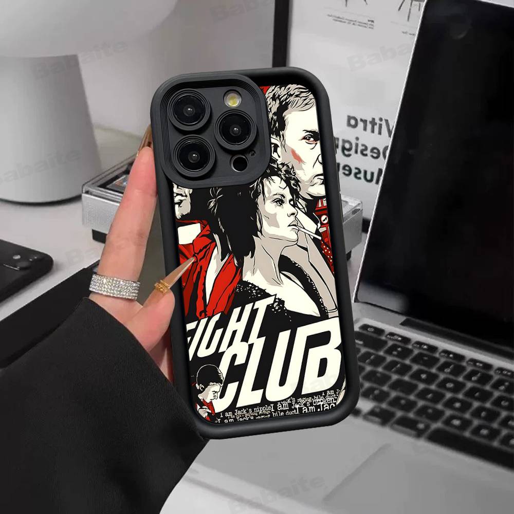 M-Movie F-Fight Club Phone Case For IPhone 17 16 15 14 13 Pro Max Plus 12 11 Cover
