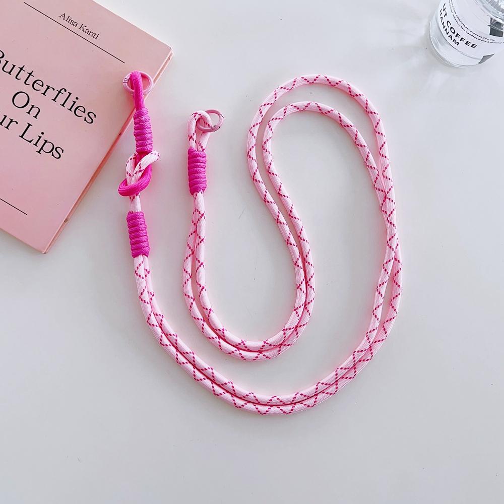 

Универсальный длинный ремешок через плечо для мобильного телефона, широкий тканевый шейный ремешок, веревка, женские подвесные украшения с жемчугом, ремешок с защитой от потери