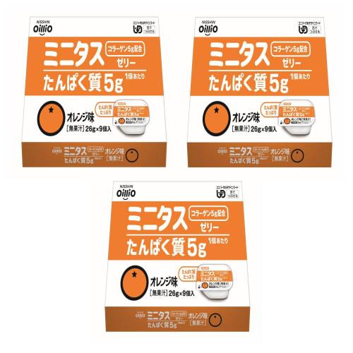 

Nissin Oillio Minitas Протеиновое желе, 225г (25 г x 27 штук), Апельсиновый вкус, Пищевая добавка, Высококалорийный, Измельчаемый, Высококалорийный, Масло MCT (Пенсильвания