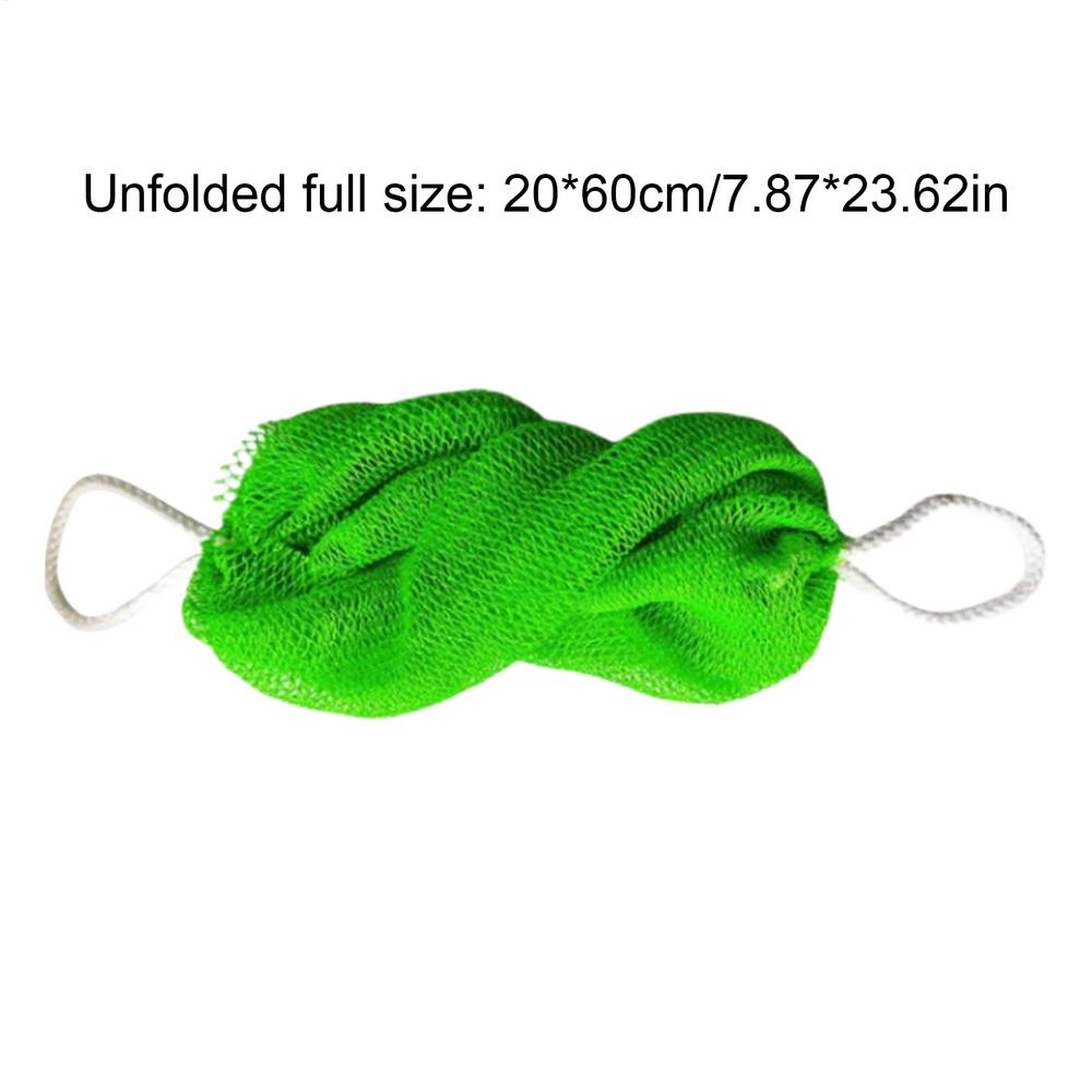 1PC Exfoliating Sponges Towel Mesh Bath Scrub Washcloth Double Side Wash Bath Loofah for Smooth Skin Back Shower Scrubb Sponges