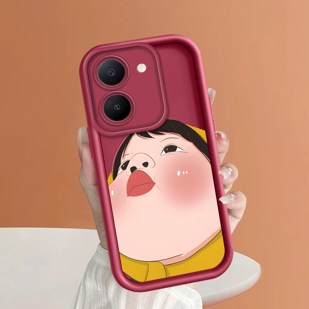 Coque de protection antichoc en silicone souple avec motif de dessin animé pour iPhone Infinix Tecno Vivo