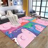 Peppa Pig Pattern Rug, Indoor/Outdoor Mat, for Picnic, Gameroom, Bedroom, Office, Living Room, Home Decor Carpet, Birthday Gift