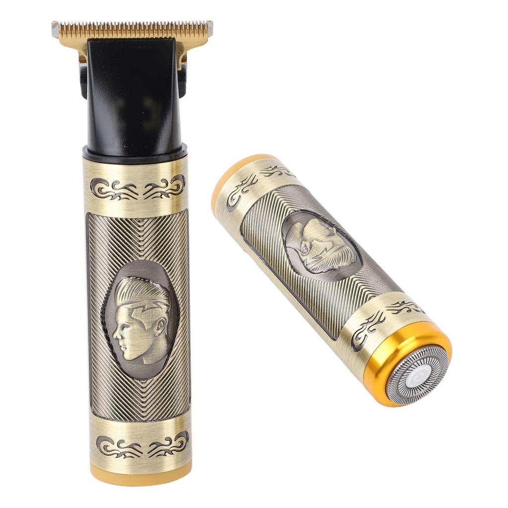 3 in 1 Electric Hair Clipper Kit USB Rechargeable Cordless Man Grooming Kit with 4pcs Guide Combs for Nose Facial Hair