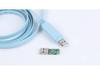 USB to RJ45 Blue Flat Serial Console Cable for Routers/Switches