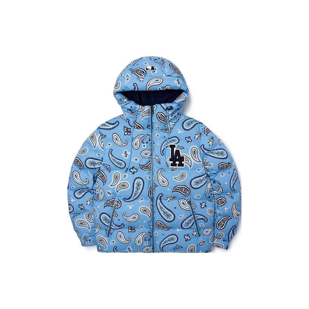 MLB Down Jackets Unisex Blue Hooded Moderate Other 3ADJI0126-07BLL