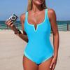 Damen Badeanzug Einteiler Bikini Sport Badeanzug