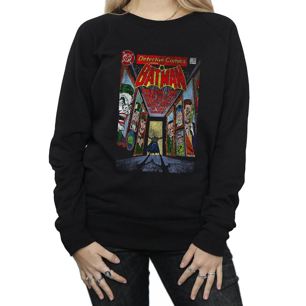 Batman Womens/Ladies Rogues Gallery Comic Cover Sweatshirt