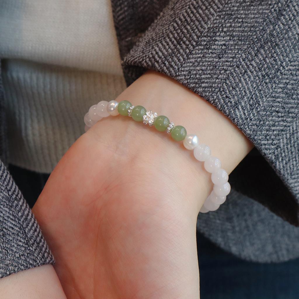 New Chinese Bracelet, Natural Crystal Bracelet, Fashion Sweet And Fresh Design Crystal Bracelet.