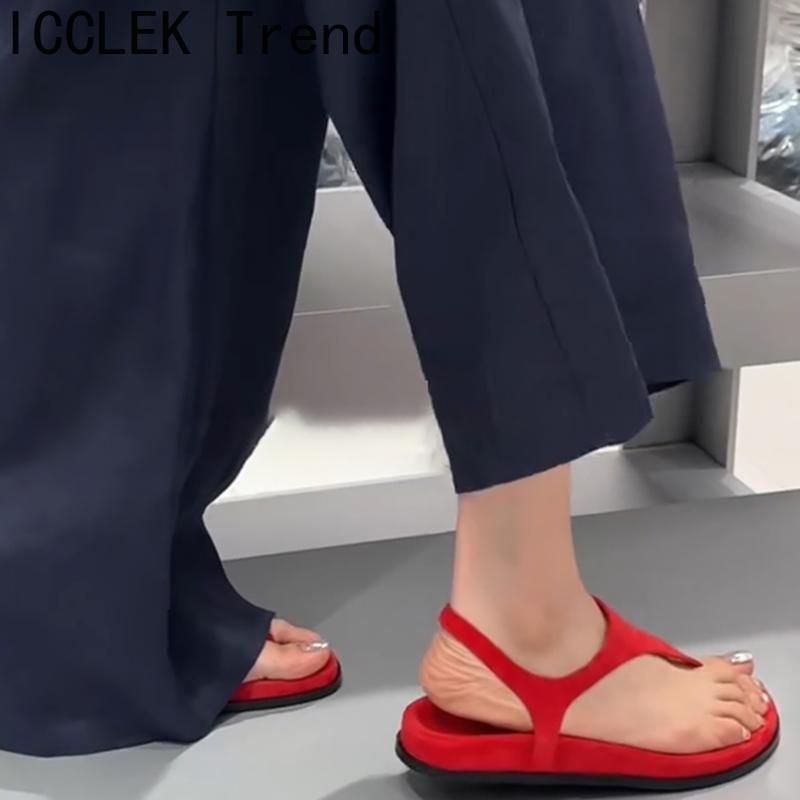 Retro Style Summer Clip Toe Women Gladiator Sandals Concise Ladies Outdoor Beach Vacation Shoes