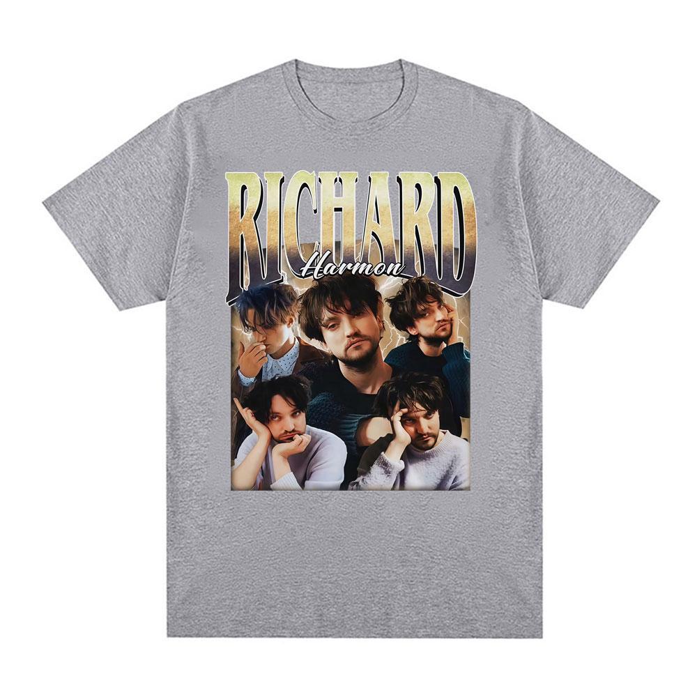 2025 Classic Richard Harmon Vintage Graphic T Shirts Men Women Harajuku Hip Hop Streetwear 100% Pure Cotton Printed T-shirt Y2k