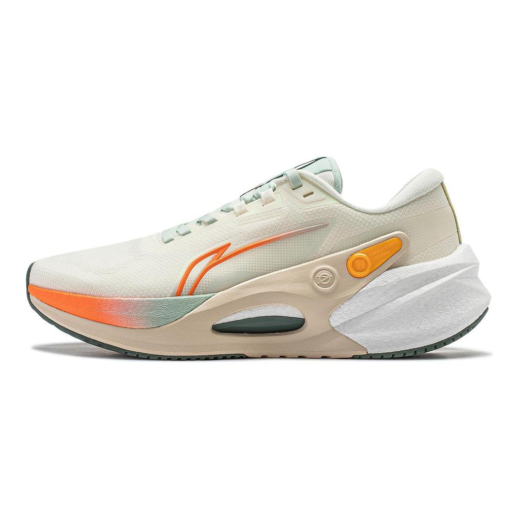 Li Ning Furious Rider 7.0 V2 Running Shoes Men's Low top Ecru/Carrot Orange ARZU003-2