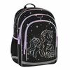 Starpak School Backpack Bag For A Girl Unicorn Holo Black Unicorn
