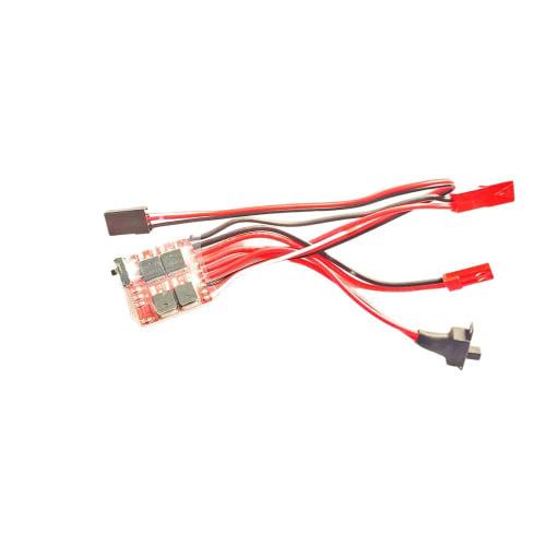Itisyou 30A Brushed ESC for RC Boats and RC Model Cars, Bi-Directional Brushed ESC, Pack of 2