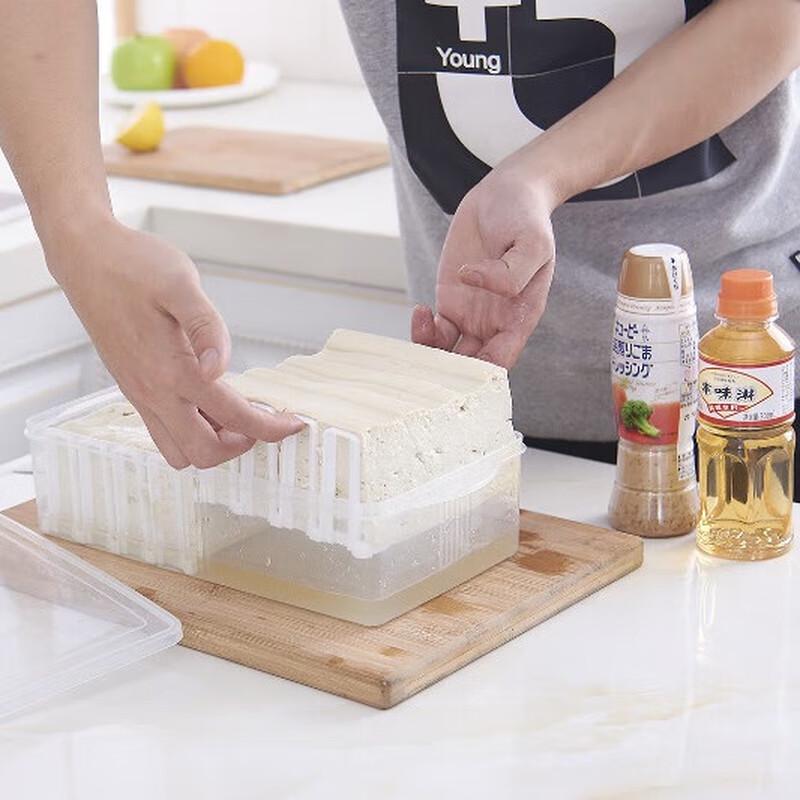 ZISIZ Kühlschrank Abtropf-Lebensmittelaufbewahrungsbox