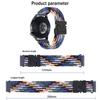 22mm 20mm Braided Nylon Loop For Garmin Active 6 5 Band Vivoactive 6 5 3/Venu2 3/Sq Sq2/Forerunner 645 55 570 255 265 Bracelet