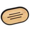 4-Piece Bathroom Accessory Set Plastic Bamboo Bathroom Supplies Set  Washroom Bathroom Counter
