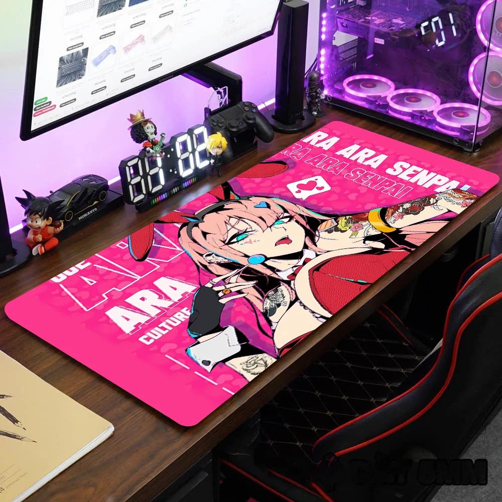Hentai Girl Computer Table Mouse Pad Pc Gaming Accessories Mousepad Anime Desk Mat Mousepad Gamer 900x400 Large Mats Office Xxl
