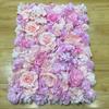 Silk Rose Flower Wall Home Decor Champagne Artificial Flower for Wedding Decoration Flower Wall Romantic Wedding Backdrop Decor