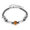 Hematite Stone Bracelets Bulk  Fashion Versatile Eye of the tiger Beads Bracelet Hand Accessories for Man ALN25123040
