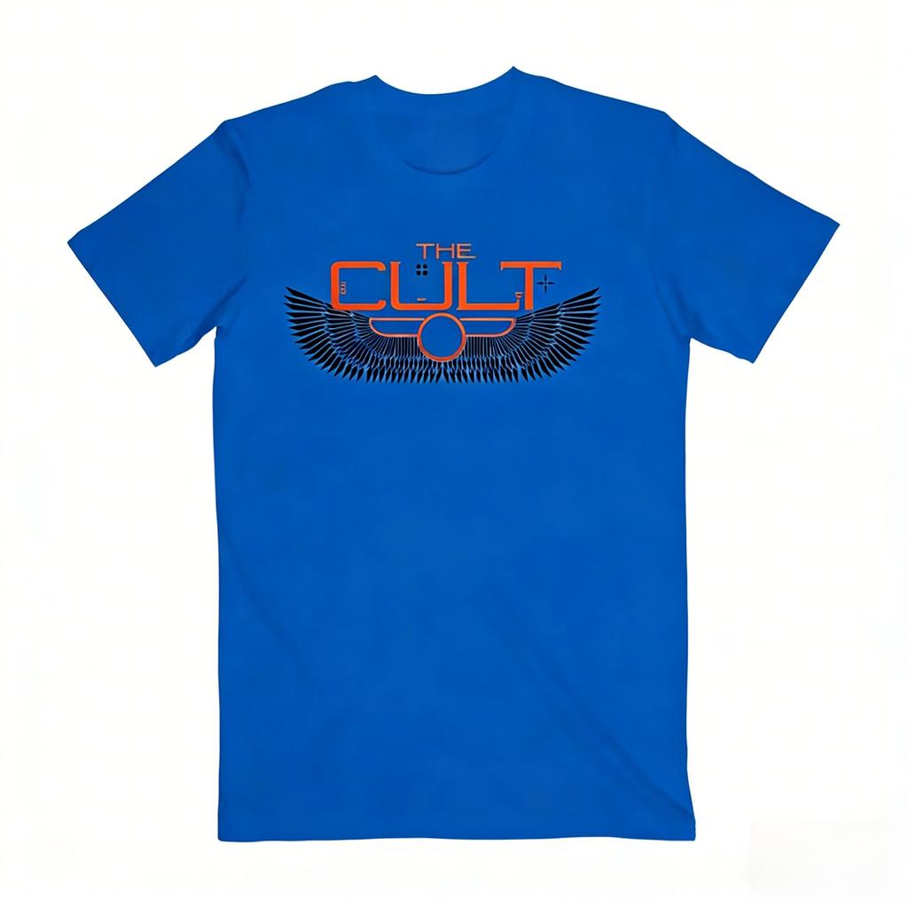 The Cult Tee British Rock Band Tshirts Unisexs and Womens Fashion Shortsleeved Tee Four casual and comfortable Unisex Top