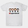 Asian Size Cotton Unisex Tshirt Print T-shirt Love Supernatural 2 T-shirt No-Cut Print Regular Fit