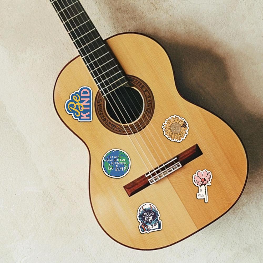 50-Piece Be Kind Friendly Personality Sticker Set for DIY Phone Cases & Notebooks