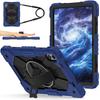 Silicone+PC Tablet Cases for 12.1'' Xiaomi Redmi Pad 2 Pro/Poco Pad M1 Case Shockproof Cover Fundas Rotating Stand Shell