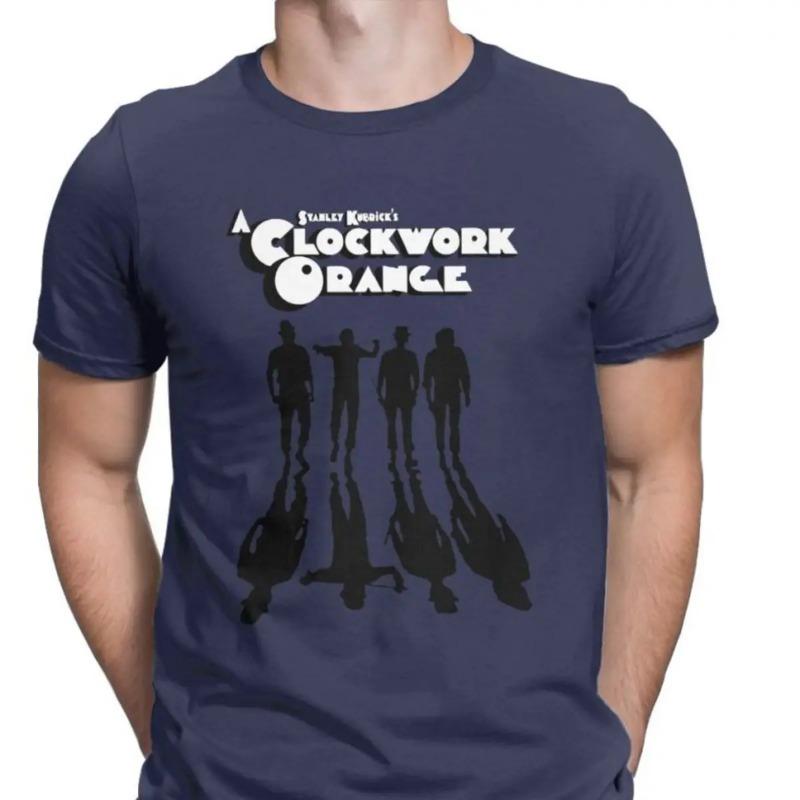 Clockwork Orange Shadows Tshirts Men Walk Mechanics  Kubrick Darkness Fun Cotton Tee Tops Shirt