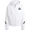 Women's Z.N.E. Full-Zip Hoodie White JE7849