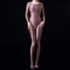 Sexy Women Oil Glossy Shiny Elastic Bodysuit Yoga Shapping Tights Bodycon Silky Satin Smooth Jumpsuits Maid Leotard Candy Color