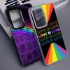 LGBT Rainbow Love Is Love Shockproof Phone Case for Samsung A17 A16 A15 A14 A37 A57 A36 A56 A26 A35 A55 A25 A34 A54 A24 A13 A23