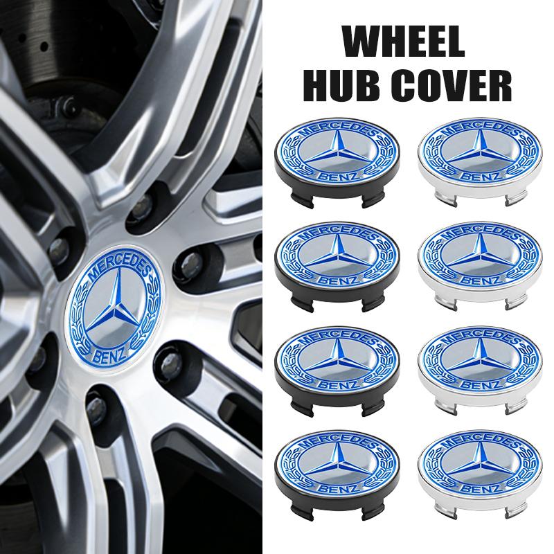 4PCS Car Styling Wheel Center Cap Hub Covers Badge Accessories For Benz CLS SLK Sport ML C200 C260 C300 W205 CITAN VITO SPRINTER